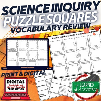 Earth Science Activity Puzzles Bundle | NGSS Vocabulary Review Games - preview 3