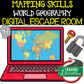 Geography Mapping Skills Bundle | World Geography Activities & Maps - preview 1