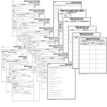 Middle East Post WWII Guided Notes & PowerPoints, Digital and Print - preview 2