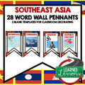Southeast Asia Word Wall World Geography Word Wall Geography Posters - preview 1