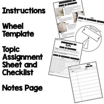 Types of Energy Activity, Wheel of Knowledge Interactive Notebook - preview 2