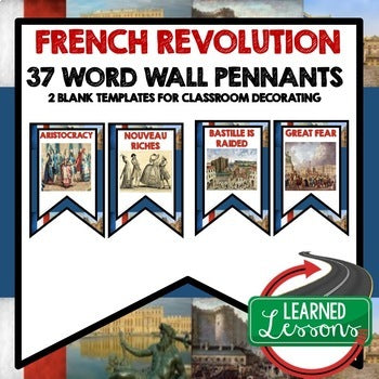The French Revolution Word Wall World History Word Wall World History Posters - preview 1