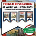 The French Revolution Word Wall World History Word Wall World History Posters - preview 1