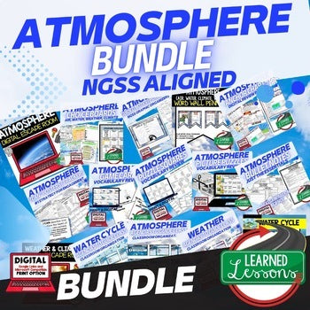 Atmosphere, Weather & Climate Bundle | Earth Science Curriculum | NGSS - preview 1