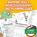 Mapping Skills Lesson Plan Guide for World Geography — Back-to-School Ready - preview 1