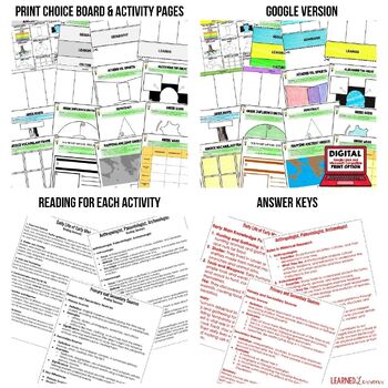 World History Ancient Greece Choice Board Activities - preview 2