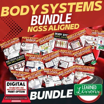 Life Science Healthy Lifestyle, Diseases & Human Body Systems Bundle | NGSS - preview 1