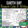 Earth Day Activity Cube, Earth Day Research, Earth Day Writing Activity - preview 1