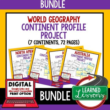 North America Project Activity World Geography Digital Distance Learning & Print - preview 2