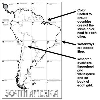 South America Collaborative Poster, Mapping South America Mapping Activity - preview 2