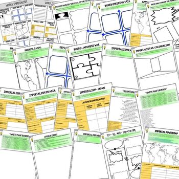 Imperialism Activities, Choice Board, Digital Learning, Google, & Print - preview 4
