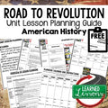 Road to Revolution Lesson Plan Guide, Unit Plan, Back-to-School - preview 1