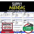 Supply Agenda PowerPoint & Google Slides Civics Agenda - preview 1