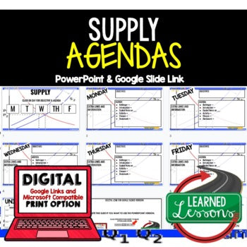 Supply Agenda PowerPoint & Google Slides Civics Agenda - preview 1