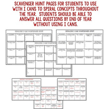 ELA I CANS Self-Assessment of Mastery Grades 6-8 Common Core Aligned - preview 3