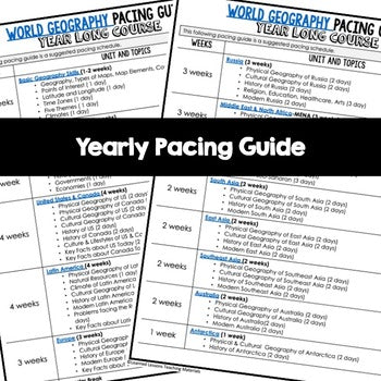 East Asia Lesson Plan Guide for World Geography Back To School - preview 3