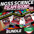Science Escape Room Bundle | Life, Physical & Earth Science | Print & Digital - preview 1