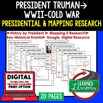 President Harry S. Truman  Research & Mapping Print and Digital Google - preview 1