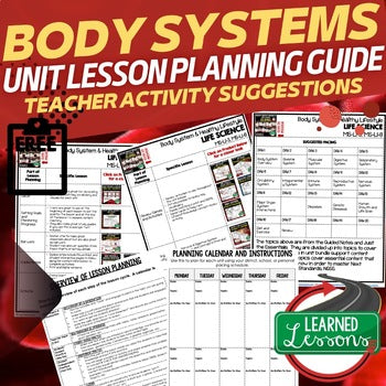 Body Systems Lesson Plan Guide NGSS BACK TO SCHOOL Life Science Curriculum - preview 1
