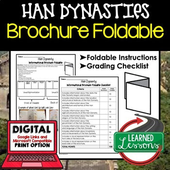 Han Dynasty Activity, Han Dynasty Foldable - preview 1
