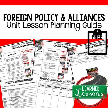 Foreign Policy Lesson Plan Guide Civics Government - preview 1
