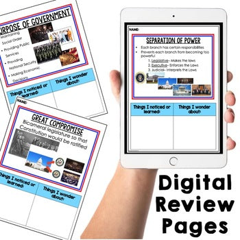 New Nation Anchor Charts | Civics Posters | Print & Digital Activity - preview 2