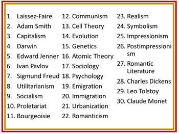 Cultural Revolution Word Wall World History Word Wall World History Posters - preview 2