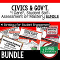 Civics I Can Statements Bundle | Self-Assessment & Learning Targets - preview 1