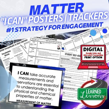 Matter I Can Posters, Physical Science Posters - preview 1