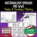 Nationalism Pre WWI Vocabulary Activity Puzzle | Test Prep| Print and Google - preview 1