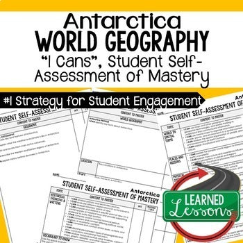 Australia I Cans, Self-Assessment of Mastery, Antarctica Posters - preview 2