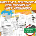 Middle East North Africa Lesson Plan Guide for World Geography Back To School - preview 1