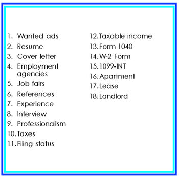 Applying for a Job Word Wall | Career Readiness Vocabulary | Personal Finance - preview 2