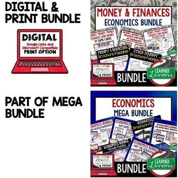 Money, Banking & Finance Agenda Slides | Financial Literacy Bell Ringer | Google - preview 2