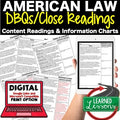 American Law DBQ Reading Activity, Google, Civics DBQ, Close Reading - preview 1