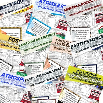 Basic Science & Scientific Inquiry I Can Posters, Basic Science Posters - preview 4