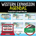 Western Expansion Agenda PowerPoint & Google Slides, American History Agenda - preview 1