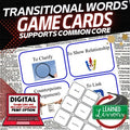 ELA Transitional Words Matching Game & Sentence Writing ELA Activity - preview 1