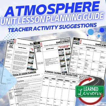 Atmosphere Lesson Plan Guide | NGSS Earth Science Lesson Plans - preview 1