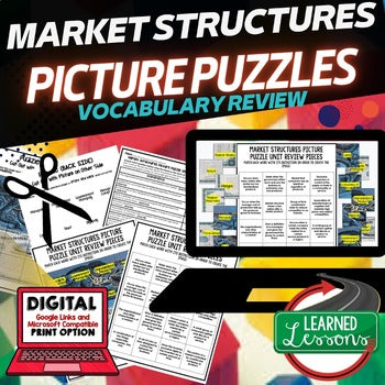 Market Structures Activity Picture Puzzle, Economics Curriculum - preview 1