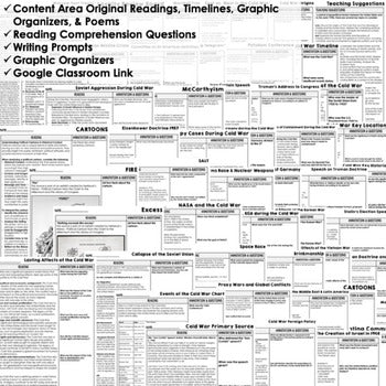 The Cold War (U.S.) DBQ Close Reading Textbook Replacement Google Print - preview 2
