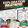 EXPLORATIONS Outline Notes, Explorers Bullet Notes, Unit Review, Test Prep - preview 1
