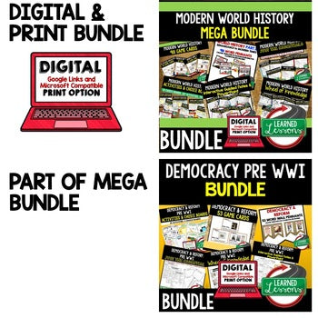 Democracy Pre WWI Agenda PowerPoint & Google Slides Agenda - preview 2