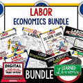 Labor Economics Activities Bundle | Labor Markets | Print & Digital - preview 1