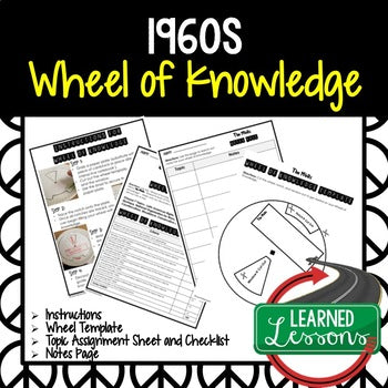 1960s Activity, Wheel of Knowledge - preview 1