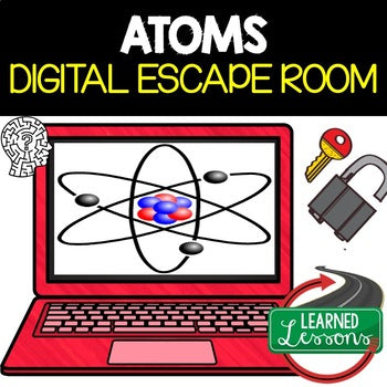 Atoms Digital Escape Room, Atoms Activities for Differentiation - preview 1