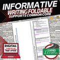 Informative Writing Activity Foldable, English Curriculum Activity - preview 1