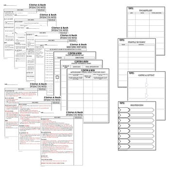 Clinton and Bush Notes & PowerPoints, US History, Print, Digital - preview 2