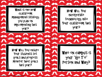 Back to School Teacher PD Task Cards | FREE Professional Development Activity - preview 3