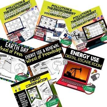 Pollution & Environmental Science Bundle | Earth Science Curriculum | NGSS - preview 3
